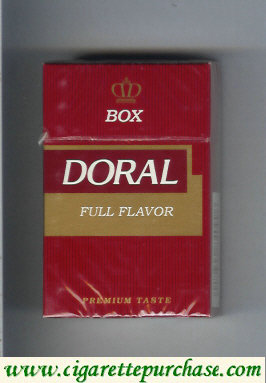 Doral Premium Taste Full Flavor cigarettes hard box